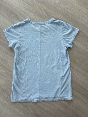 Rag & Bone Women’s Slub T‑Shirt Size S/P Light Blue Short Sleeve Casual